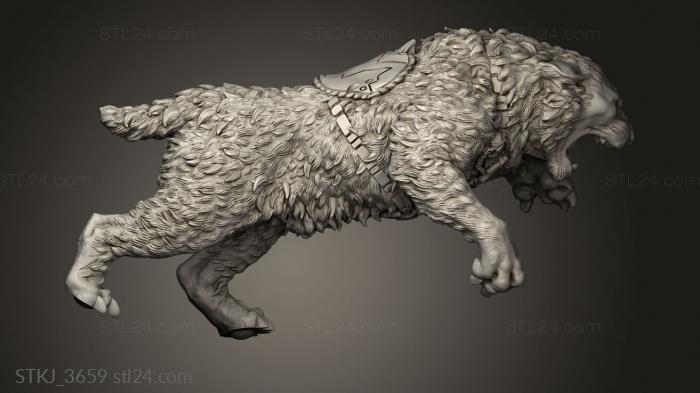 Animal figurines (Carninn, STKJ_3659) 3D models for cnc