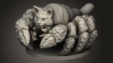 Animal figurines (Cat Crab, STKJ_3670) 3D models for cnc