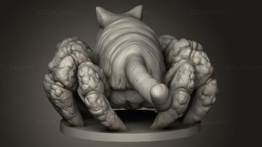 Animal figurines (Cat Crab, STKJ_3670) 3D models for cnc