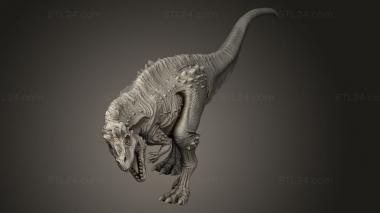 Animal figurines (Ceratosaurus, STKJ_3686) 3D models for cnc