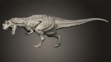 Animal figurines (Ceratosaurus, STKJ_3686) 3D models for cnc