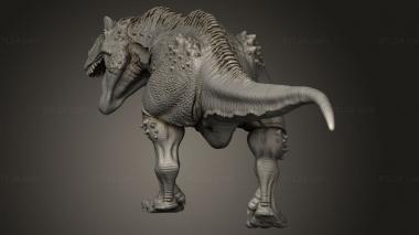 Animal figurines (Ceratosaurus, STKJ_3686) 3D models for cnc