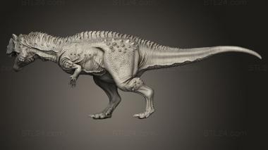 Animal figurines (Ceratosaurus, STKJ_3687) 3D models for cnc