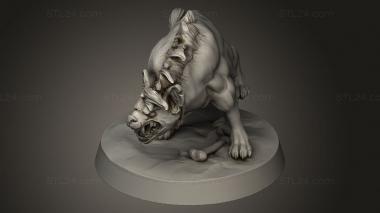 Animal figurines (Characters Hyena Shen ps, STKJ_3704) 3D models for cnc