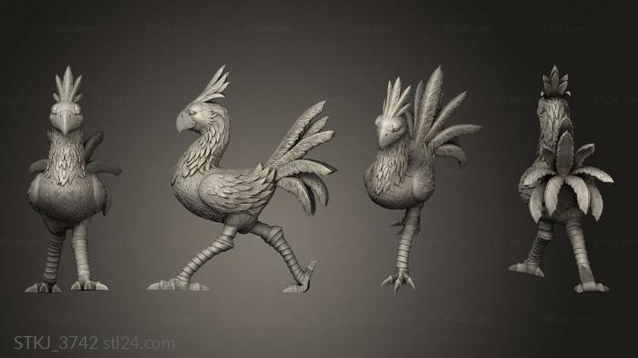 Animal figurines (Classic inspired Fantasy Chuco Strider walking, STKJ_3742) 3D models for cnc