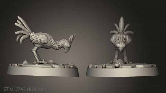 Animal figurines (Classic inspired Fantasy Chuco Strider, STKJ_3743) 3D models for cnc