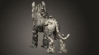 Animal figurines (Shadow Reborn Hellhounds, STKJ_3749) 3D models for cnc