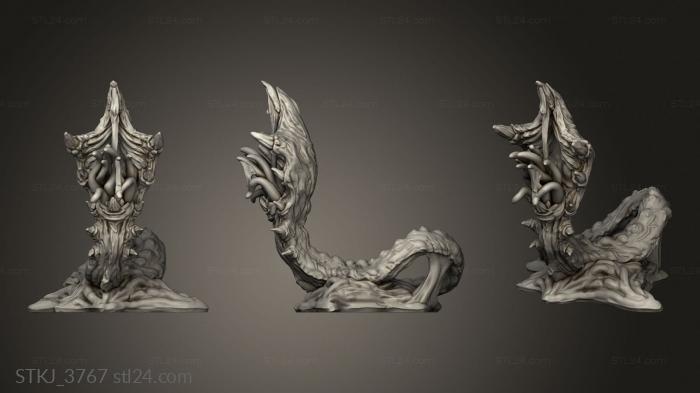 Animal figurines (Creatures from behind the veil Void Hunter Neck Biters biter, STKJ_3767) 3D models for cnc