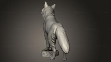 Animal figurines (Red Foxes Fox, STKJ_3773) 3D models for cnc