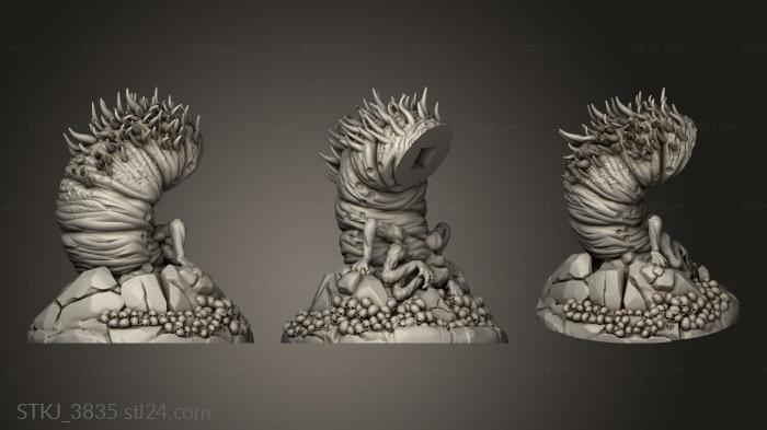 Animal figurines (Death Worm Death Worm, STKJ_3835) 3D models for cnc