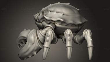 Animal figurines (Deep Sea Creatures Creature Crab, STKJ_3837) 3D models for cnc