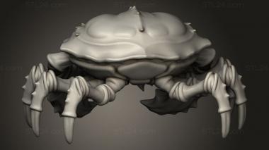 Animal figurines (Deep Sea Creatures Creature Crab, STKJ_3837) 3D models for cnc