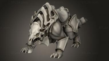 Animal figurines (demon heroes the storm, STKJ_3849) 3D models for cnc