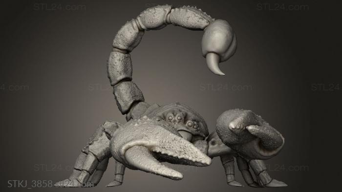 Animal figurines (Desert Adventures Grab Bag Day Scorpion, STKJ_3858) 3D models for cnc