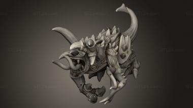 Animal figurines (Despoilers corrupted beast, STKJ_3867) 3D models for cnc