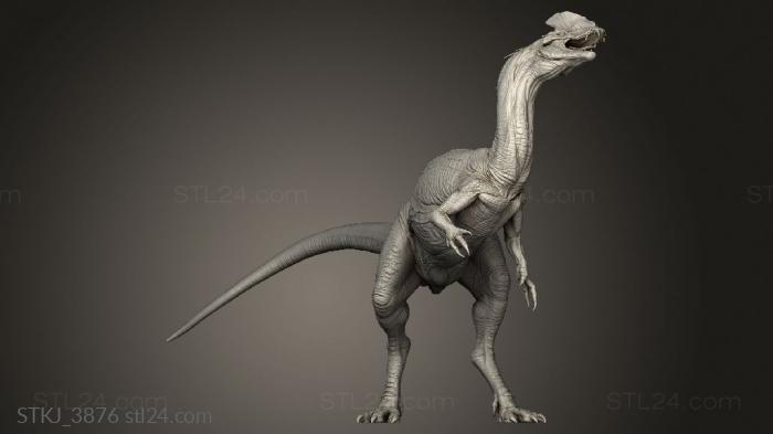 Animal figurines (Dilophosaurus Lord The wild, STKJ_3876) 3D models for cnc