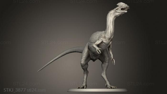 Animal figurines (Dilophosaurus Lord The wild, STKJ_3877) 3D models for cnc