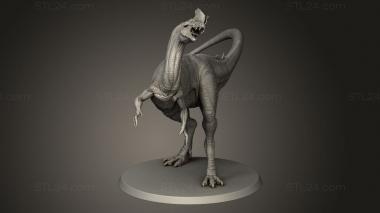 Animal figurines (Dilophosaurus Lord The wild, STKJ_3877) 3D models for cnc