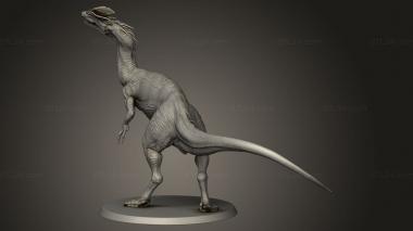 Animal figurines (Dilophosaurus Lord The wild, STKJ_3877) 3D models for cnc