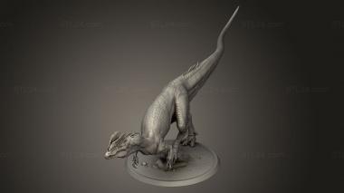 Animal figurines (Dilophosaurus Lord The wild, STKJ_3879) 3D models for cnc