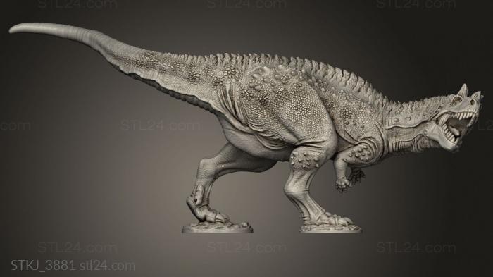 Animal figurines (Dino, STKJ_3881) 3D models for cnc