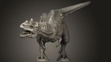 Animal figurines (Dino, STKJ_3881) 3D models for cnc