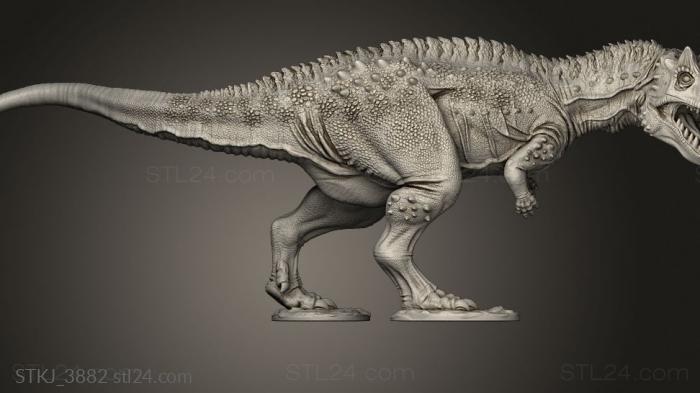 Animal figurines (Dino, STKJ_3882) 3D models for cnc