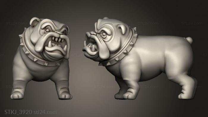 Animal figurines (Dog, STKJ_3920) 3D models for cnc