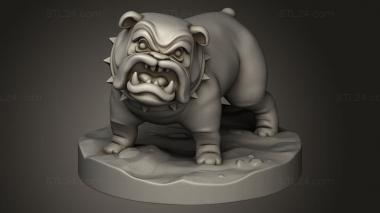 Animal figurines (Dog, STKJ_3924) 3D models for cnc