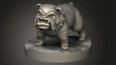 Animal figurines (Dog, STKJ_3925) 3D models for cnc