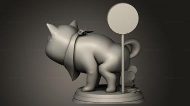 Animal figurines (Dogecoin, STKJ_3929) 3D models for cnc