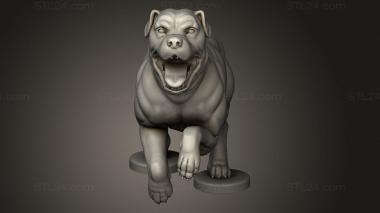 Animal figurines (Dogs Dog, STKJ_3938) 3D models for cnc