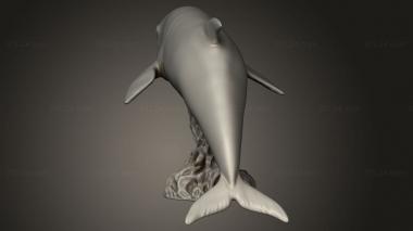 Animal figurines (dolphin, STKJ_3943) 3D models for cnc