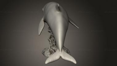 Animal figurines (Dolphins dolphin, STKJ_3944) 3D models for cnc