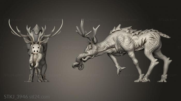 Hellstag and Horrid Deer monsters mon ec