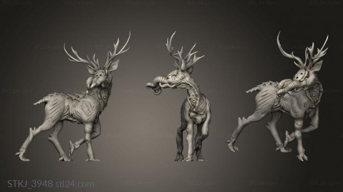 Hellstag and Horrid Deer monsters mon ec