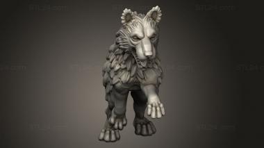 Animal figurines (Luca Wolves wolf, STKJ_3983) 3D models for cnc