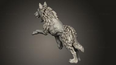 Animal figurines (Luca Wolves wolf, STKJ_3983) 3D models for cnc