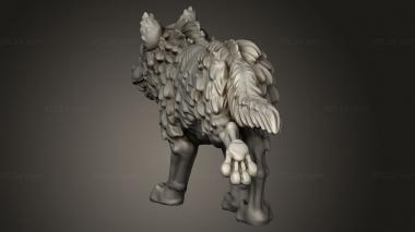 Animal figurines (Luca Wolves wolf, STKJ_3985) 3D models for cnc