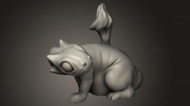 Animal figurines (Spirits, STKJ_3995) 3D models for cnc