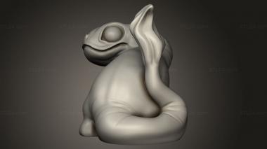 Animal figurines (Spirits, STKJ_3995) 3D models for cnc