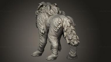 Animal figurines (ed Encounter Goblins and Wolves Wolf Snarl, STKJ_4015) 3D models for cnc