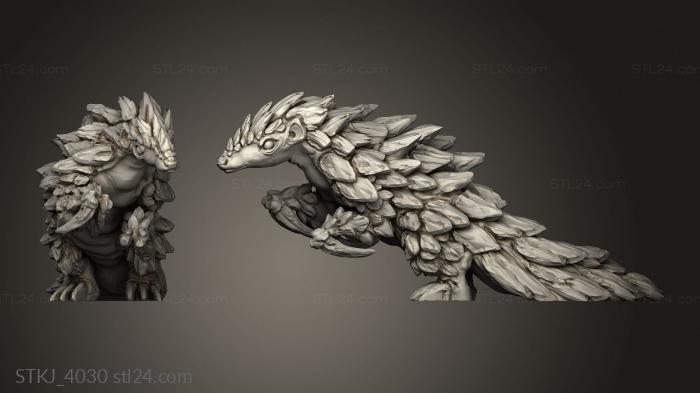 Elemental Creatures magma pangolin