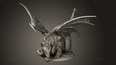 Animal figurines (Emin Scourge the Plains Monsters, STKJ_4050) 3D models for cnc