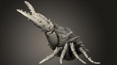 Animal figurines (Giant Crab Angry Huge, STKJ_4053) 3D models for cnc