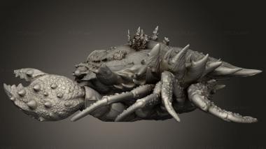 Animal figurines (Giant Crab Coral Huge, STKJ_4055) 3D models for cnc