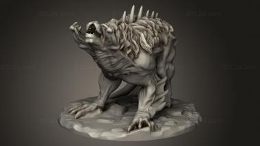 Animal figurines (es Bandersnatch, STKJ_4078) 3D models for cnc