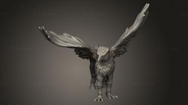 Animal figurines (Beast Hippogriff, STKJ_4106) 3D models for cnc