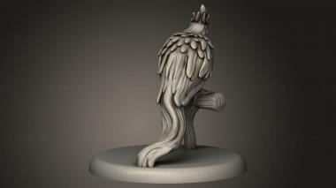 Animal figurines (Beast Phoenix, STKJ_4126) 3D models for cnc