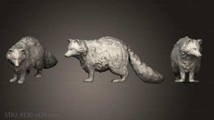 Статуэтки животных (STKJ_4130) 3D модель для ЧПУ станка